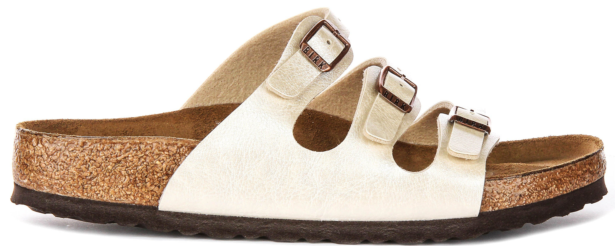 Birkenstock Florida BS in Parelwit | Standaard Pasvorm