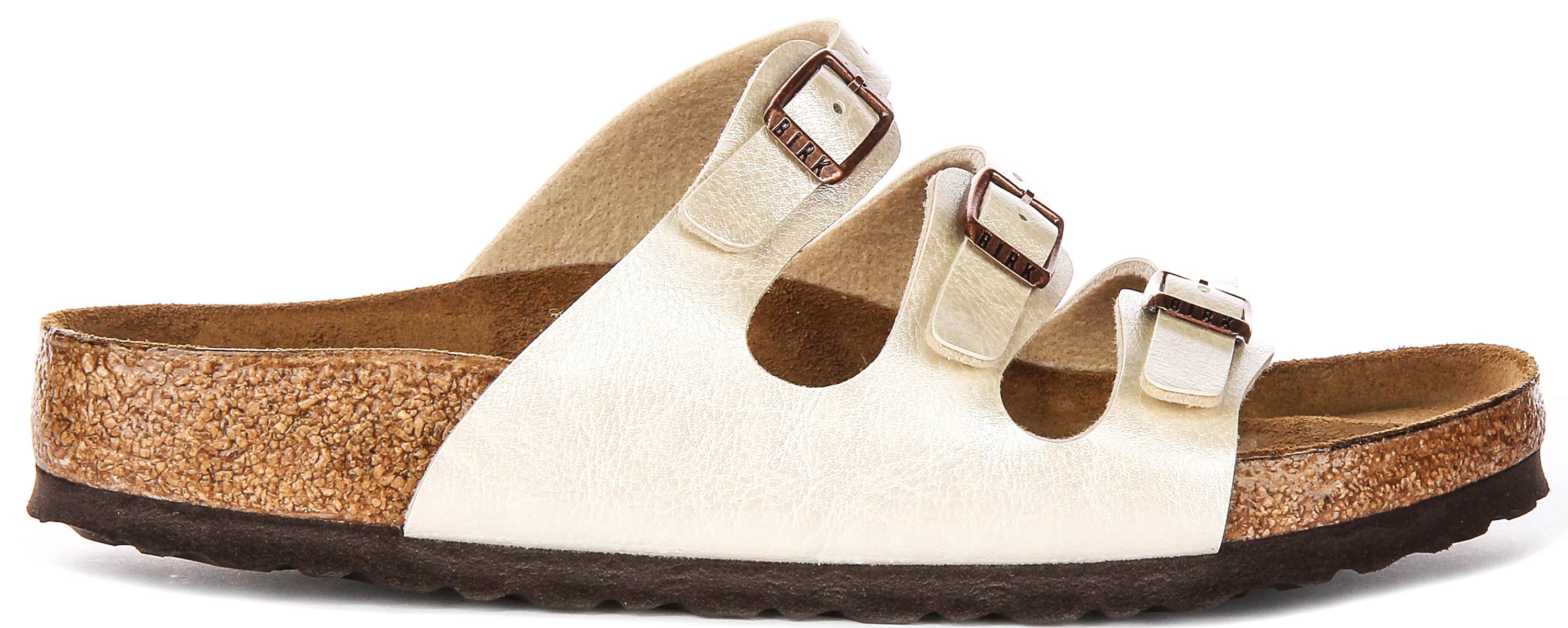 Birkenstock Florida BS in Parelwit | Standaard Pasvorm