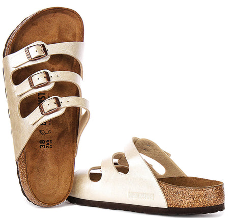 Birkenstock Florida BS in Parelwit | Standaard Pasvorm