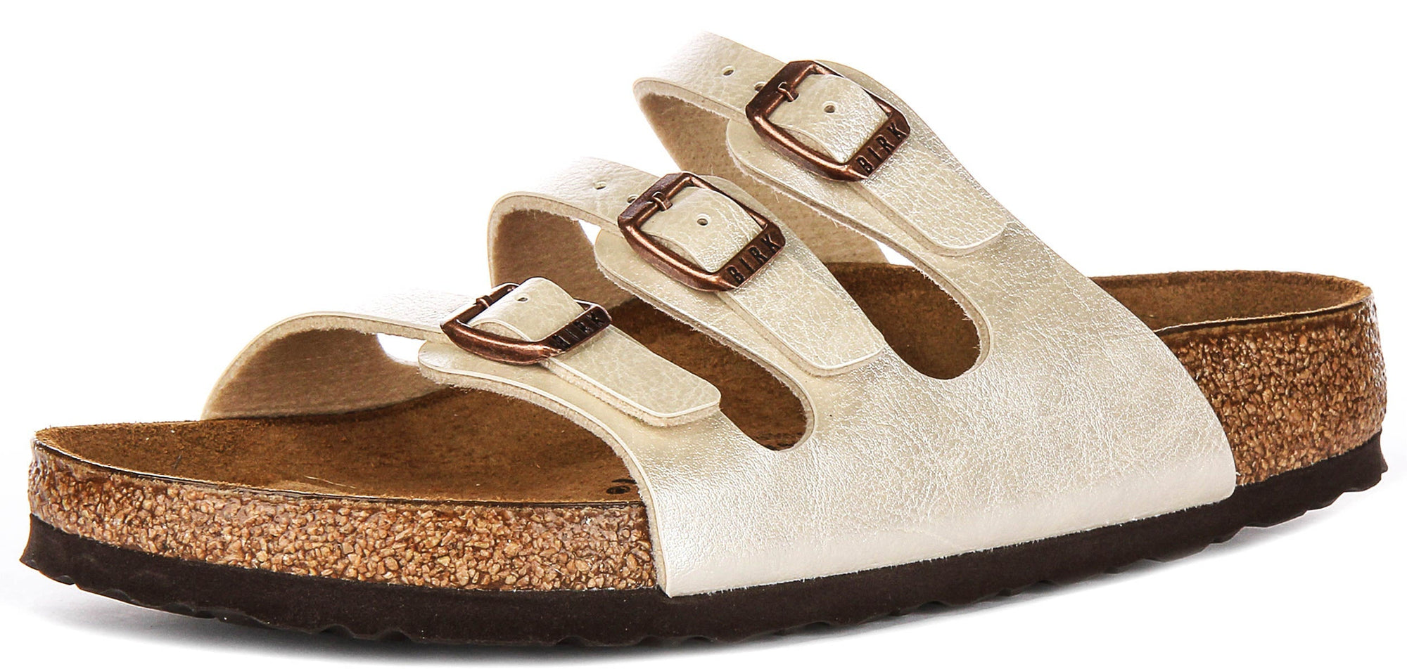 Birkenstock Florida BS in Parelwit | Standaard Pasvorm
