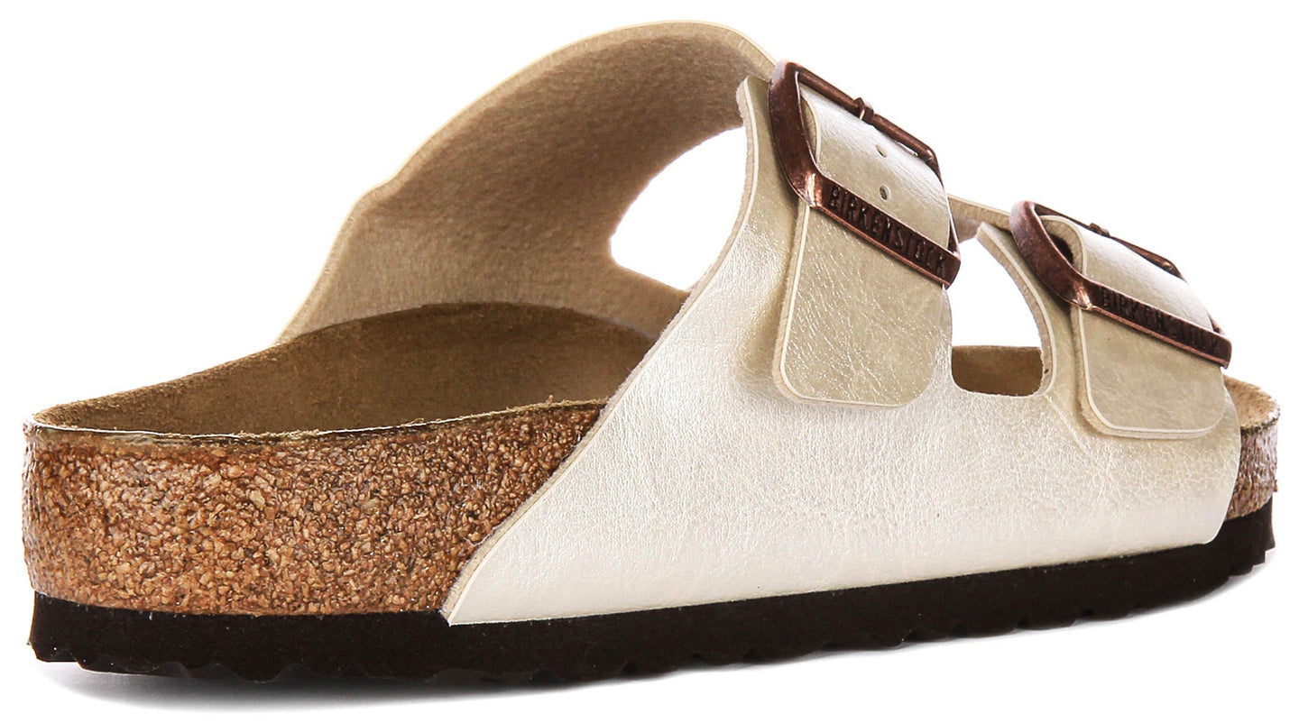 Birkenstock Arizona Bs en Blanc Perle | Coupe Standard