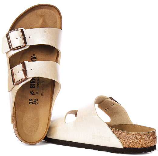 Birkenstock Arizona BS in Bianco Perla | Taglio Standard