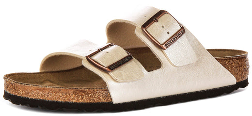 Birkenstock Arizona BS in Bianco Perla | Taglio Standard