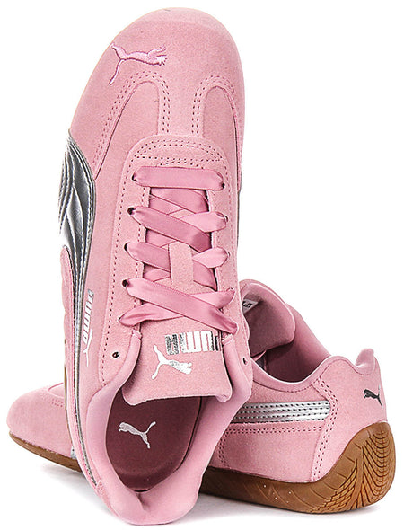 Puma Speedcat métallique en rose pour junior