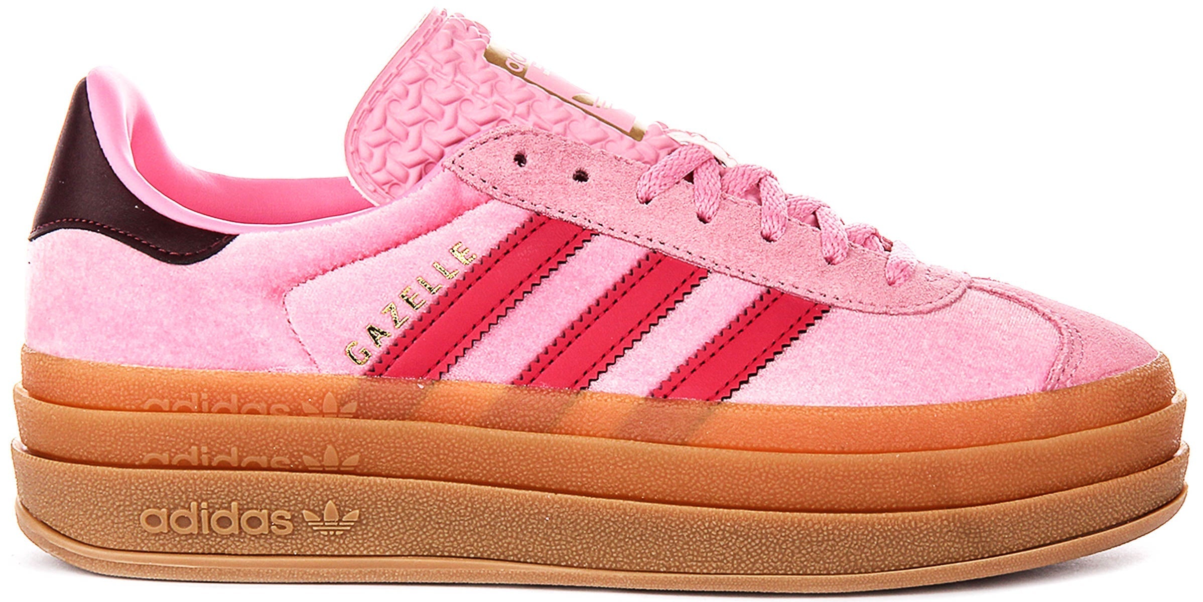 Adidas Gazelle Bold J In Roze Rood Voor Junior