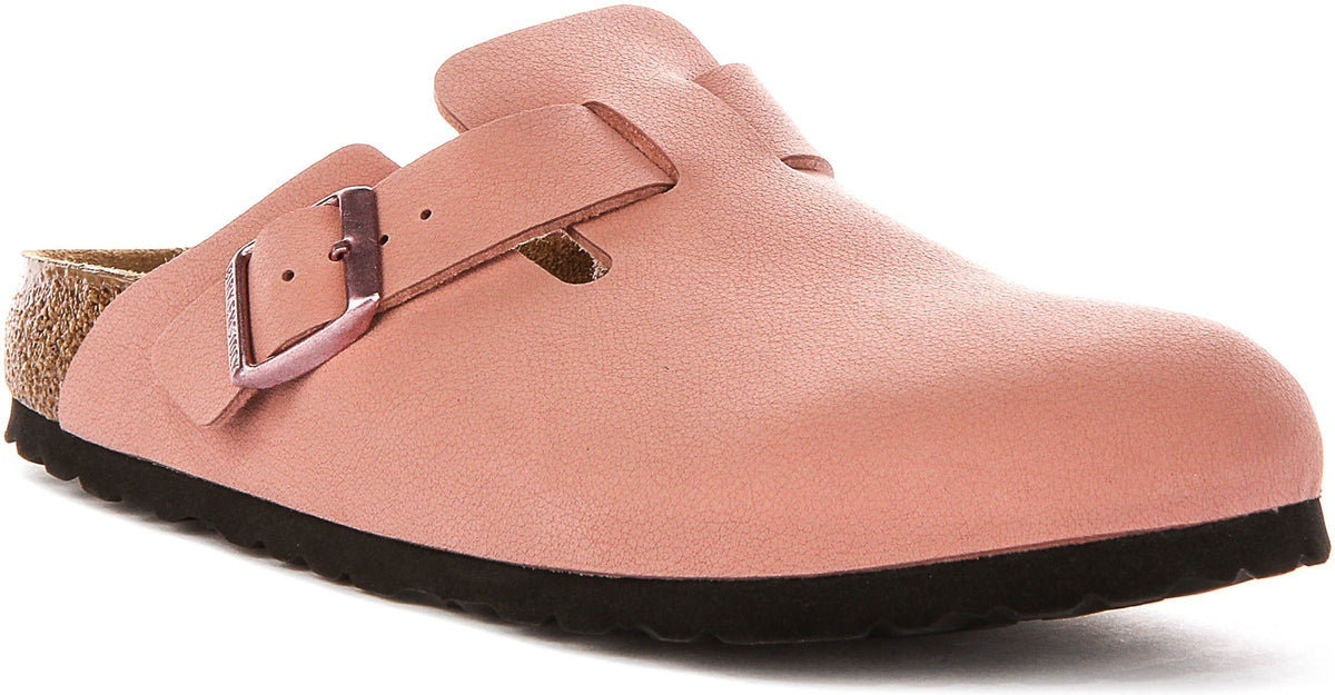Birkenstock Boston Kids Bs in Roze voor Junioren | Smalle Pasvorm