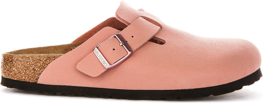 Birkenstock Boston Kids Bs in Roze voor Junioren | Smalle Pasvorm