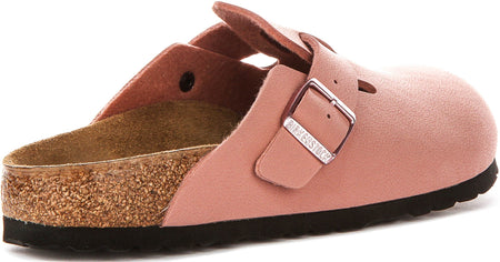 Birkenstock Boston Kids Bs in Roze voor Junioren | Smalle Pasvorm