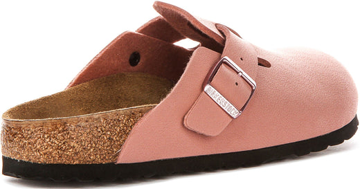Birkenstock Boston Kids Bs in Roze voor Junioren | Smalle Pasvorm