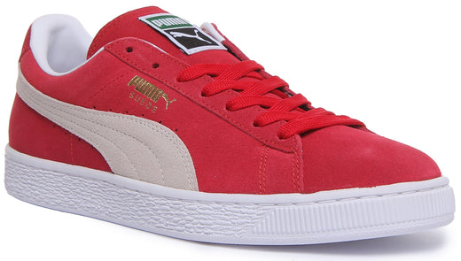 Puma Suede Classic + Sneakers con Lacci Rossi per