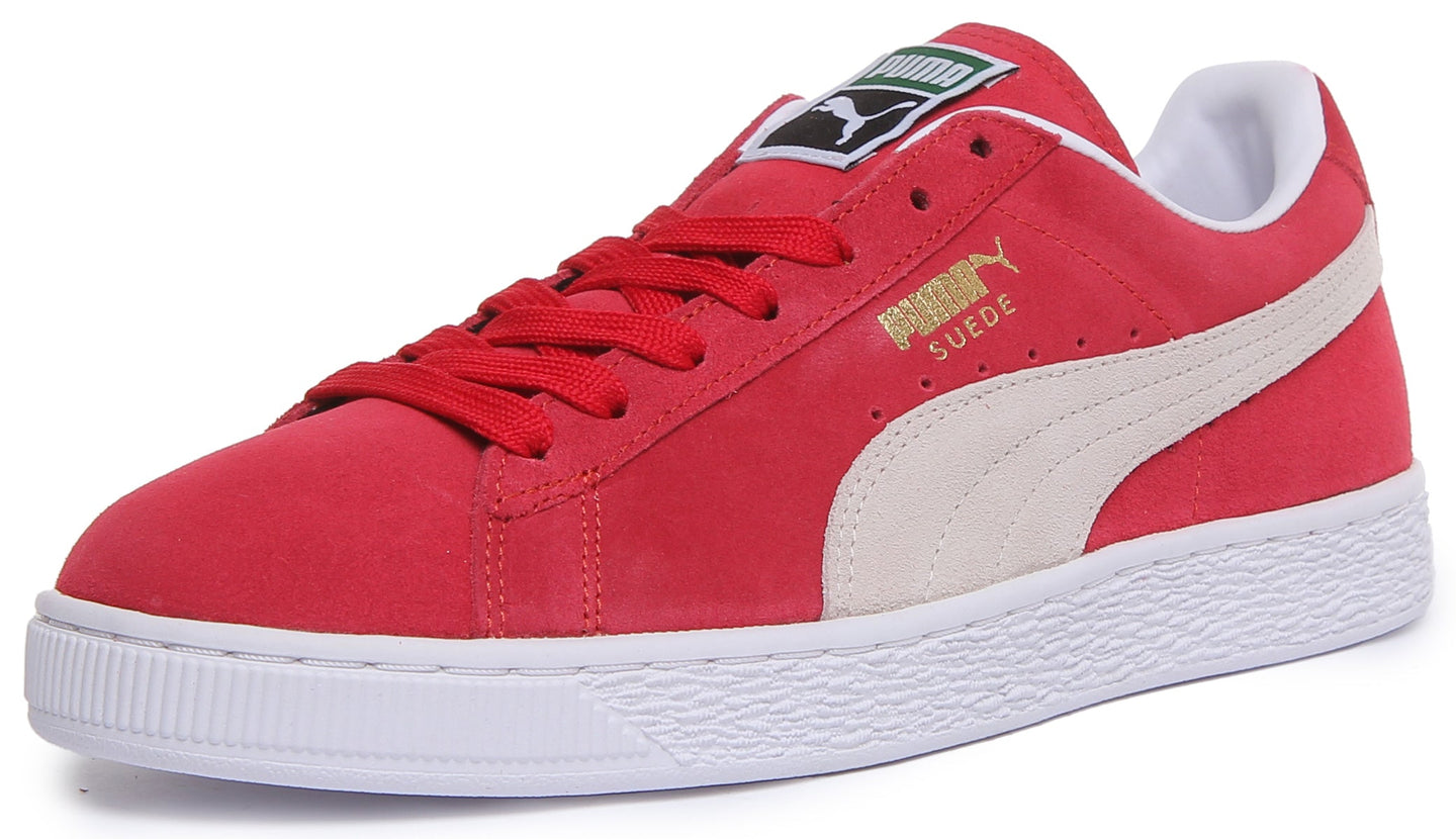 Puma Suede Classic + Sneakers con Lacci Rossi per