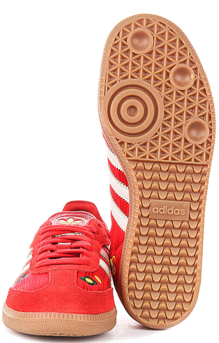 Adidas Samba OG X Liberty Print In Rood Wit Voor Dames