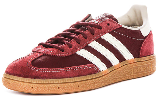 Adidas Handball Spezial In Red Croc Effect