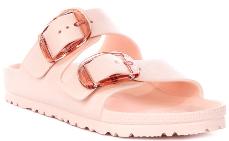 Birkenstock Arizona Grande Boucle Eva en Rose pour Femmes | Coupe Étroit