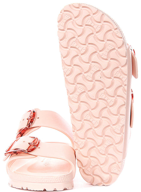 Birkenstock Arizona Grande Boucle Eva en Rose pour Femmes | Coupe Étroit