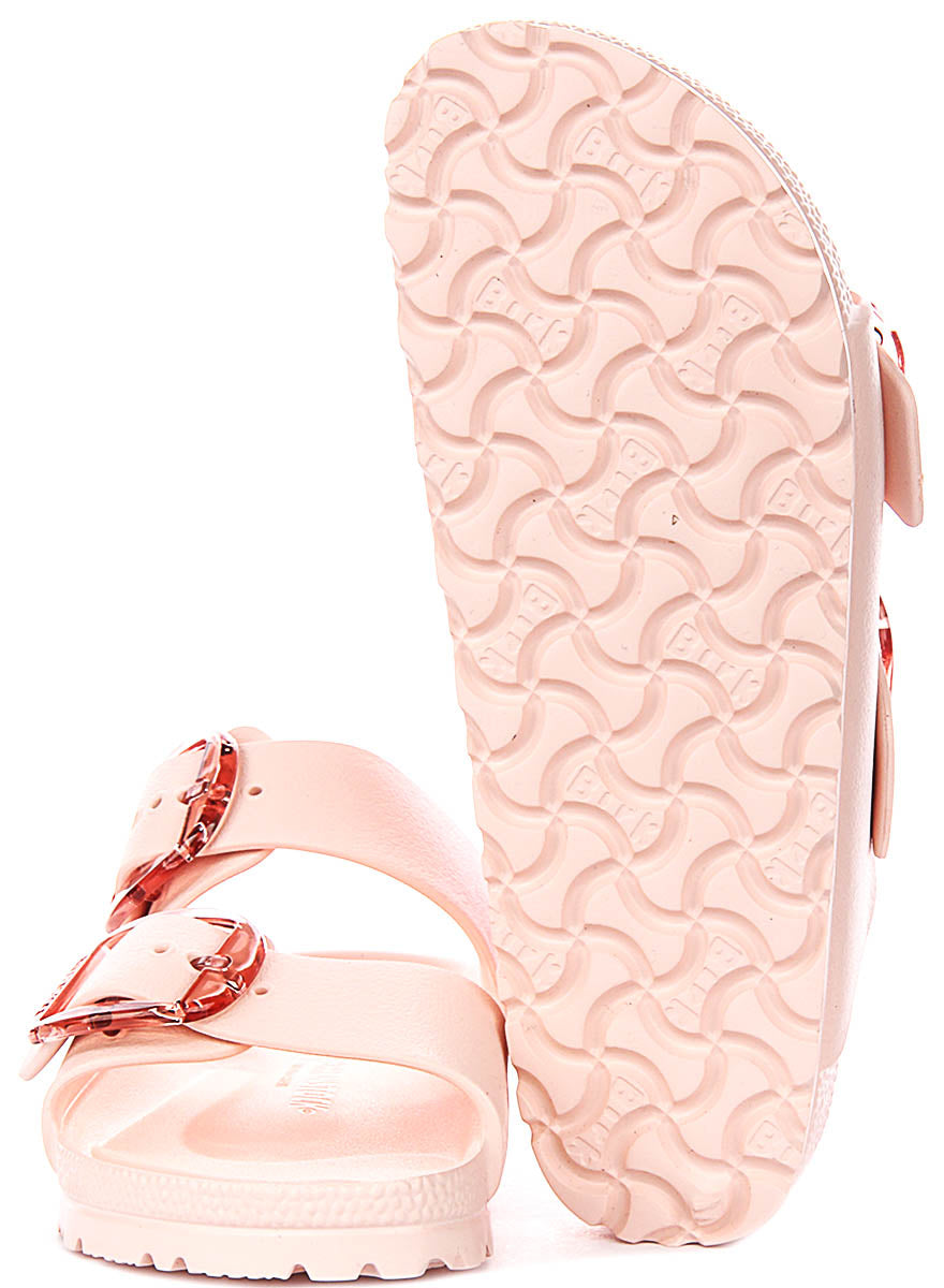 Birkenstock Arizona Grande Boucle Eva en Rose pour Femmes | Coupe Étroit