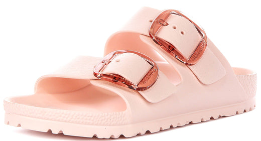 Birkenstock Arizona Big Buckle Eva In Rose For Women | Narrow Fit