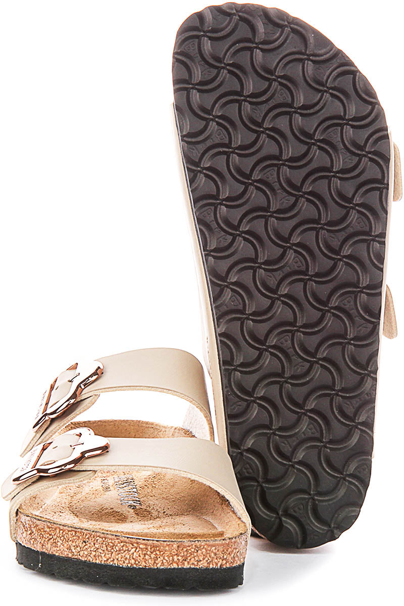Birkenstock Arizona Floral Kids in Zand voor Kinderen | Normale Pasvorm