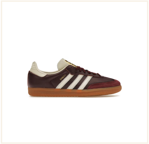 adidas Samba OG Bordeaux Or métallisé