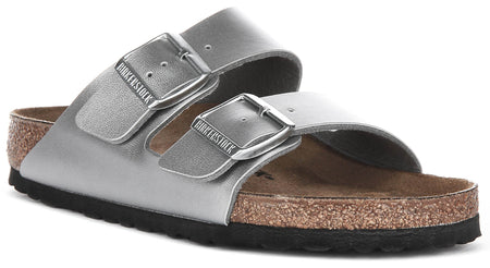 Birkenstock Arizona Bs Zilver | Standaard Pasvorm
