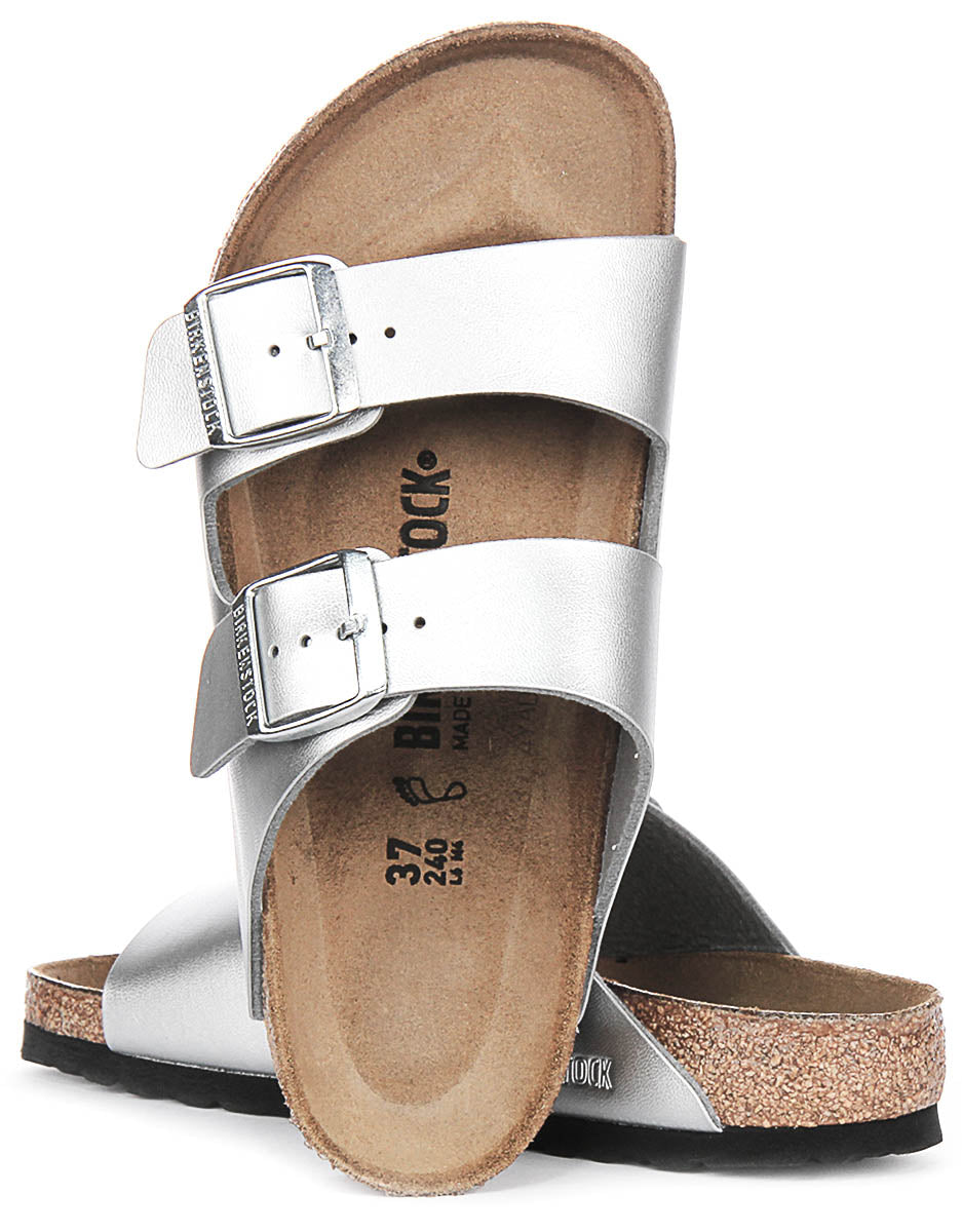 Birkenstock Arizona Bs Zilver | Standaard Pasvorm