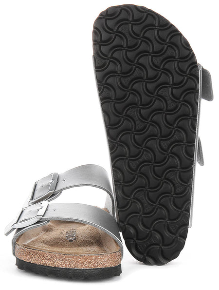 Birkenstock Arizona Bs Zilver | Standaard Pasvorm