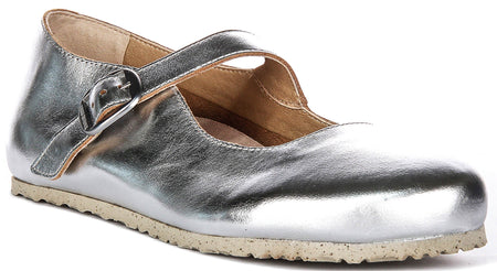 Birkenstock Tracy In Silver For Unisex