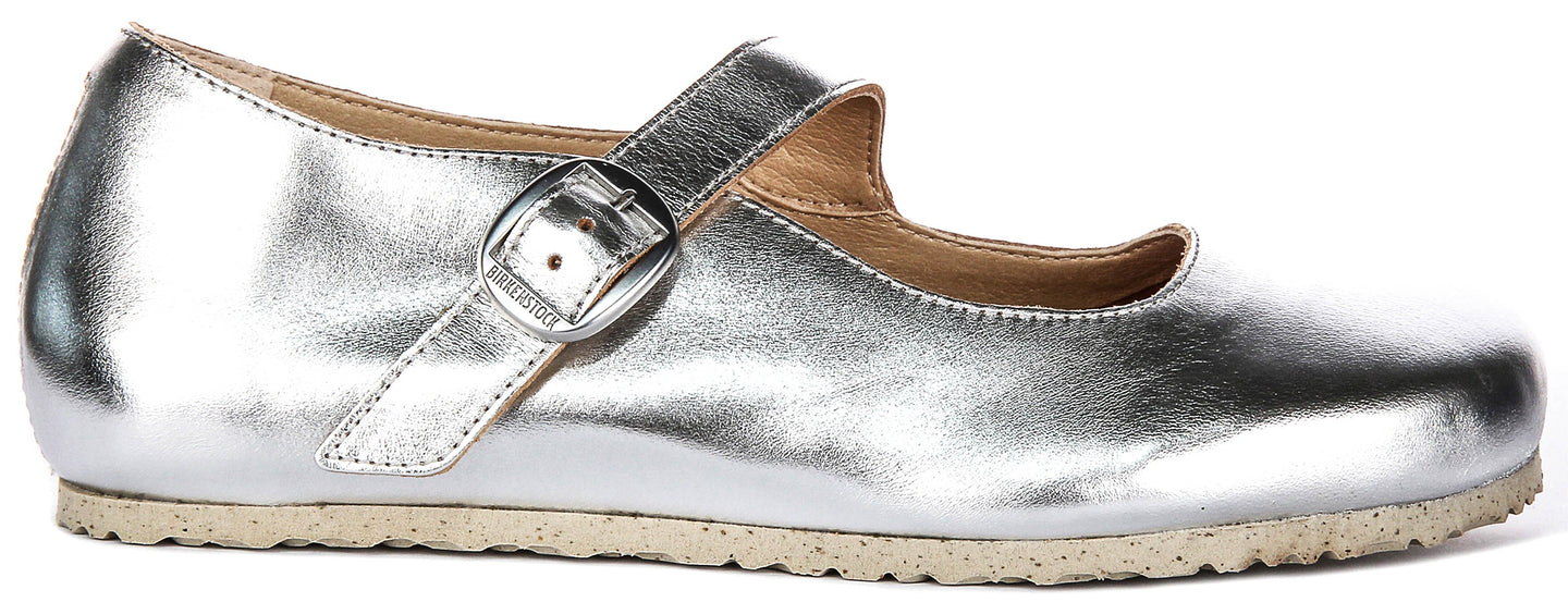 Birkenstock Tracy In Silver For Unisex