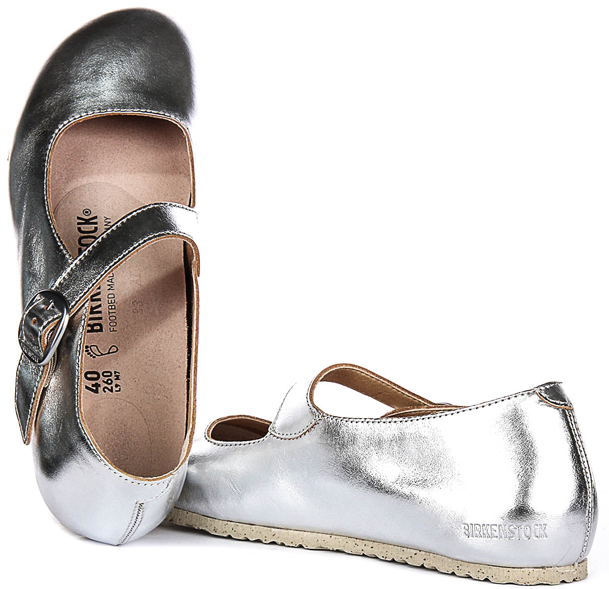 Birkenstock Tracy In Silver For Unisex