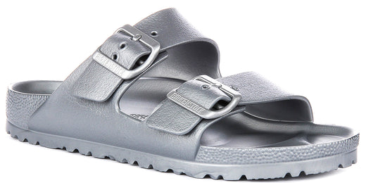 Birkenstock Arizona Eva i Silver | Smal passform