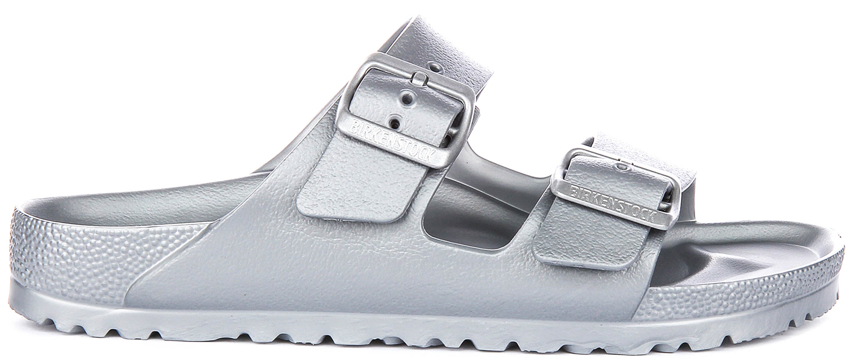 Birkenstock Arizona Eva in Zilver | Smalle Pasvorm