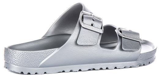 Birkenstock Arizona Eva i Silver | Smal passform