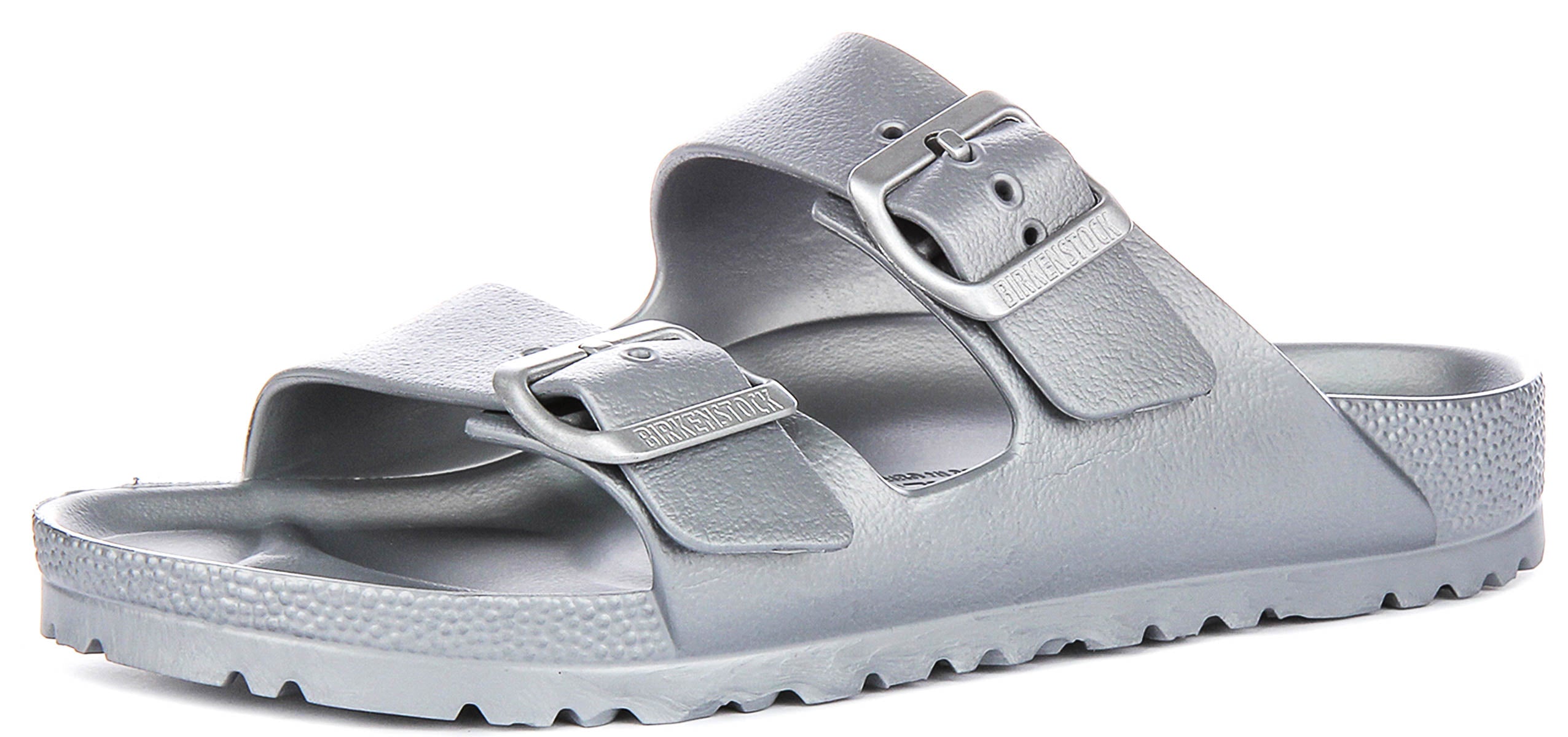 Birkenstock Arizona Eva in Zilver | Smalle Pasvorm