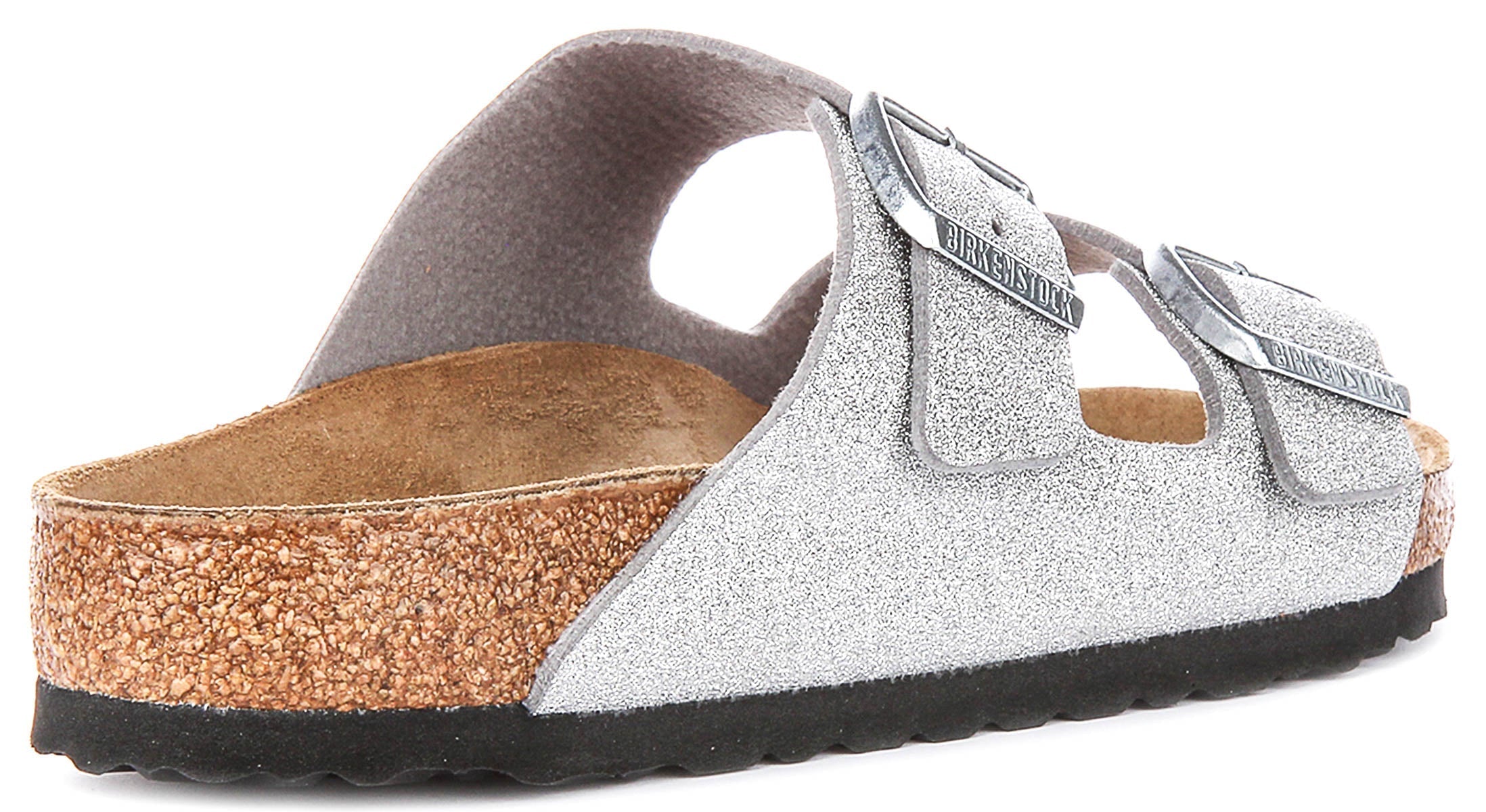 Birkenstock Arizona BS in Zilver Metallic | Normale Pasvorm