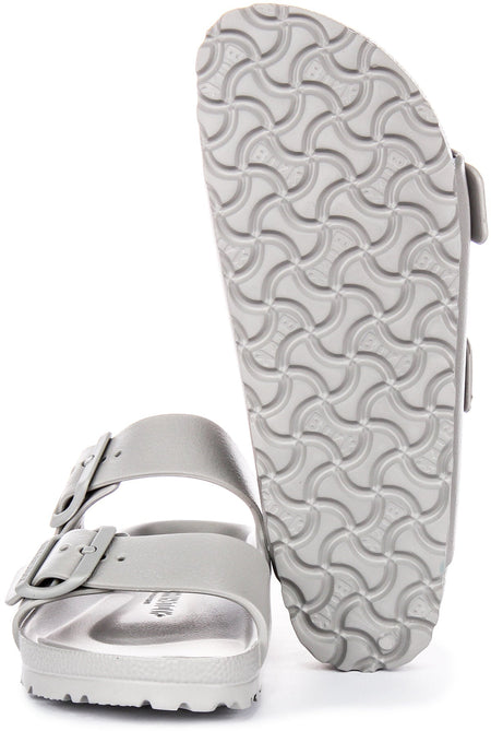 Birkenstock Arizona Eva in Stone | Smalle Pasvorm