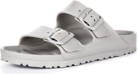 Birkenstock Arizona Eva in Stone | Smalle Pasvorm