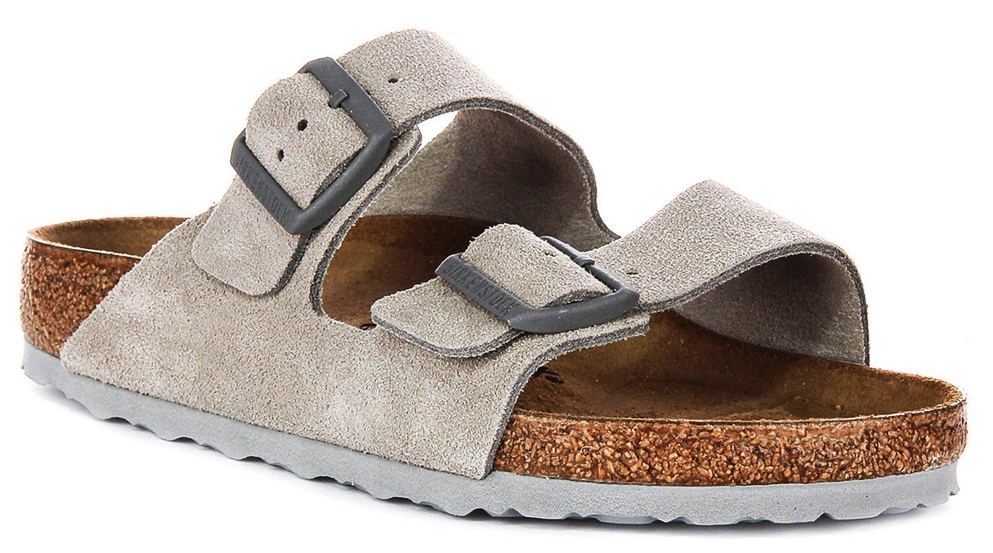 Birkenstock Arizona Bs in Stone voor Dames | Standaard Pasvorm