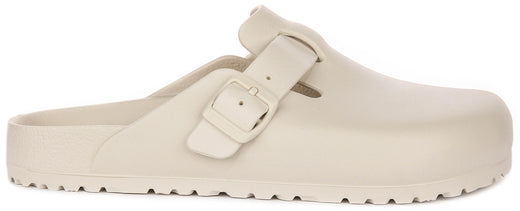 Birkenstock Boston Eva In Stone | Regular Fit