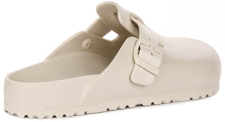 Birkenstock Boston Eva in Steen | Normale Pasvorm