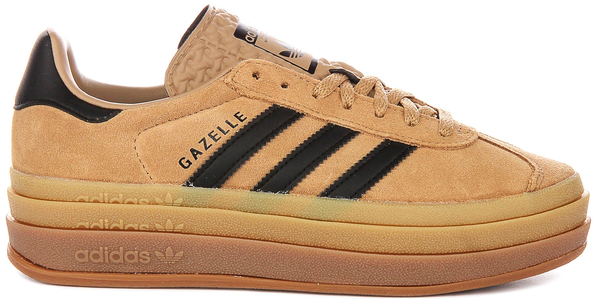 Adidas Gazelle Bold W i tan för kvinnor