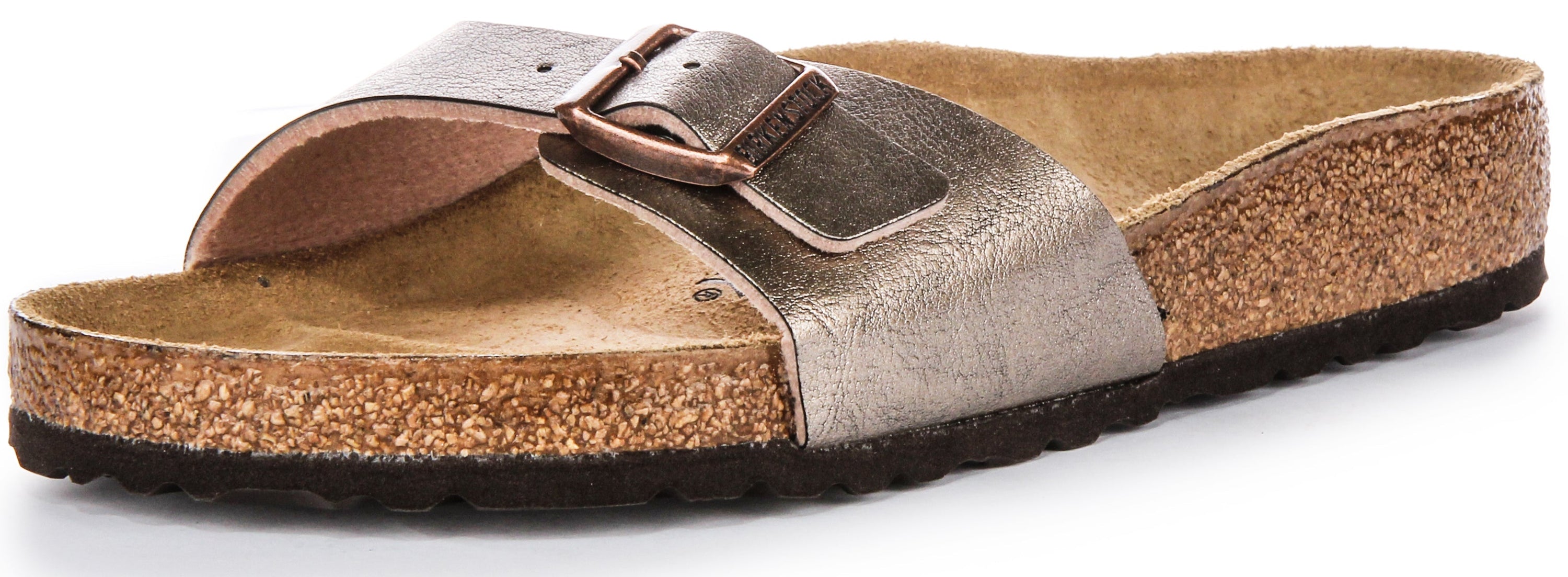 Sandales Birkenstock Madrid BF en Birko Flor taupe pour femmes