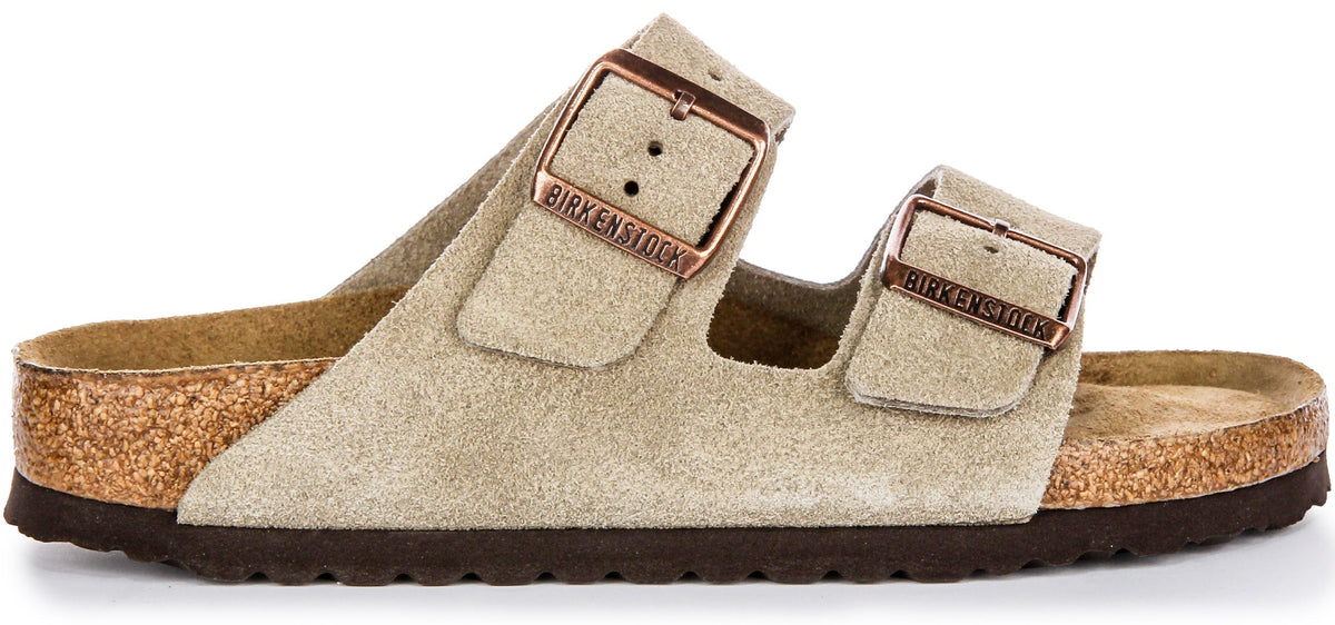 Birkenstock Arizona Suola Morbida Taupe | Vestibilità Stretta