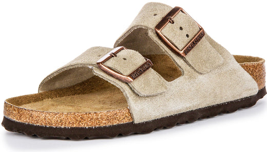 Birkenstock Arizona Suola Morbida Taupe | Vestibilità Stretta