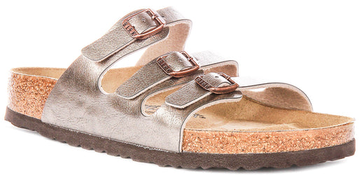 Birkenstock Florida Bs In Taupe | Regular Fit
