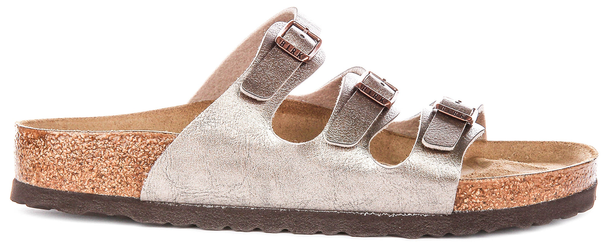 Birkenstock Florida Bs In Taupe | Regular Fit