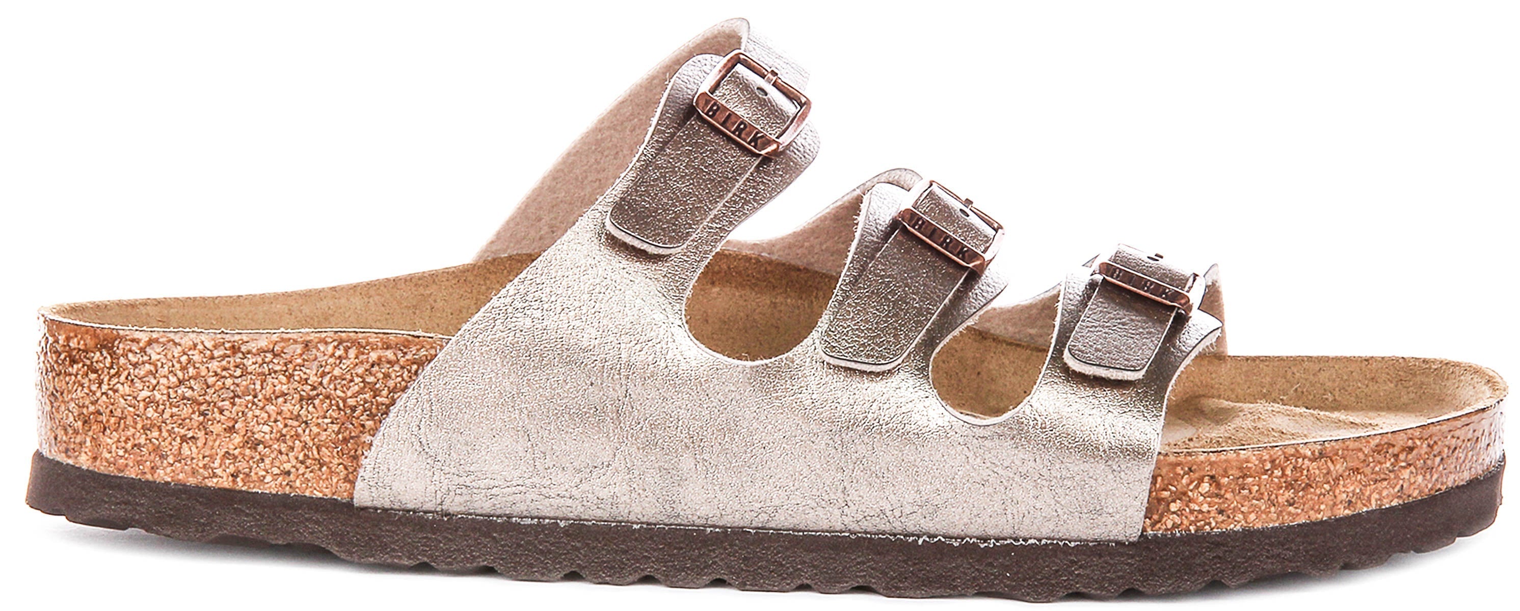 Birkenstock Florida Bs In Taupe | Regular Fit