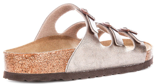 Birkenstock Florida Bs In Taupe | Regular Fit