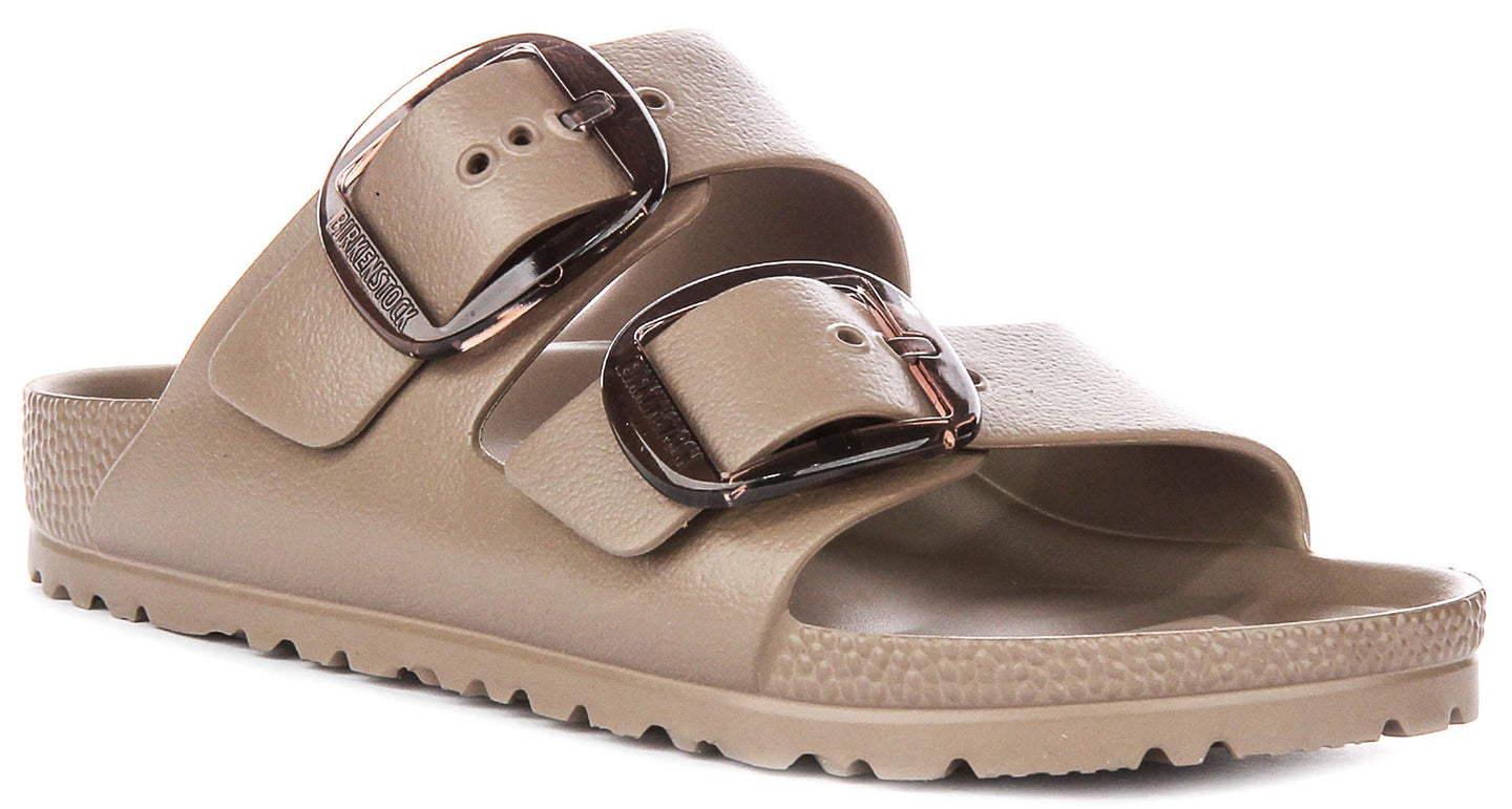 Birkenstock Arizona Eva Big Buckle i Taupe | Smal passform