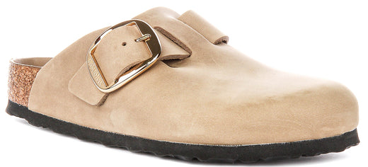 Birkenstock Boston Big Buckle en Tabaco | Ajuste Regular