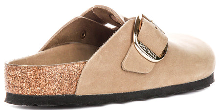 Birkenstock Boston Big Buckle In Tobacco | Regular Fit